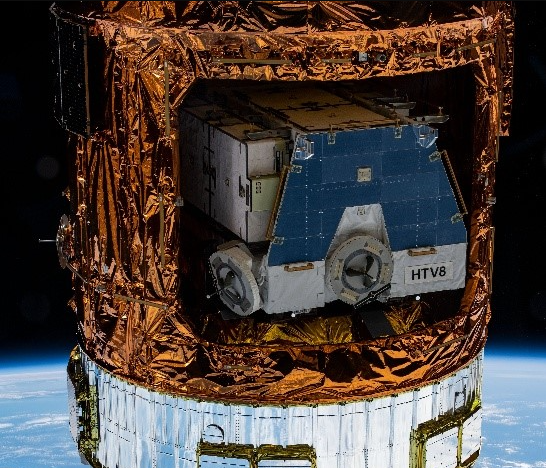 spacecraft lithium ion battery power system in low earth orbit
