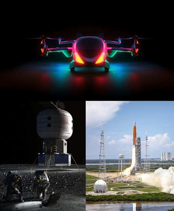 hydrogen vtol lander space launch vehicle