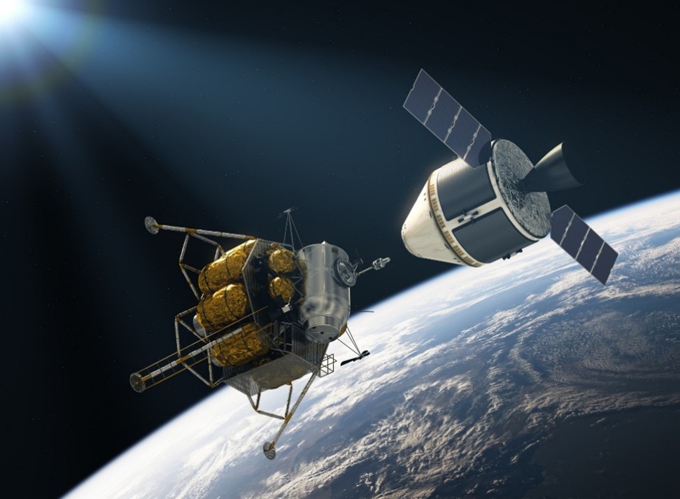 spacecraft satellite rendezvous and proximity operation in low earth orbit above Earth