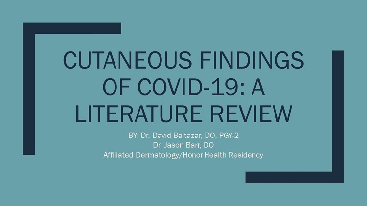 Cutaneous Findings of COVID-19 CME Course